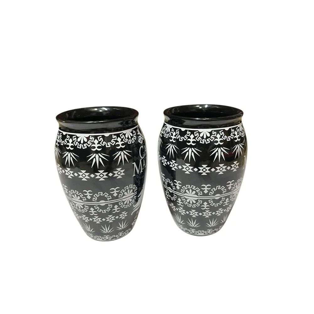 2 Casa Maestri Day of the Dead Shot Glasses Disney Treasure Plaza de Coco Rare!